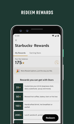 Aplicativo Starbucks