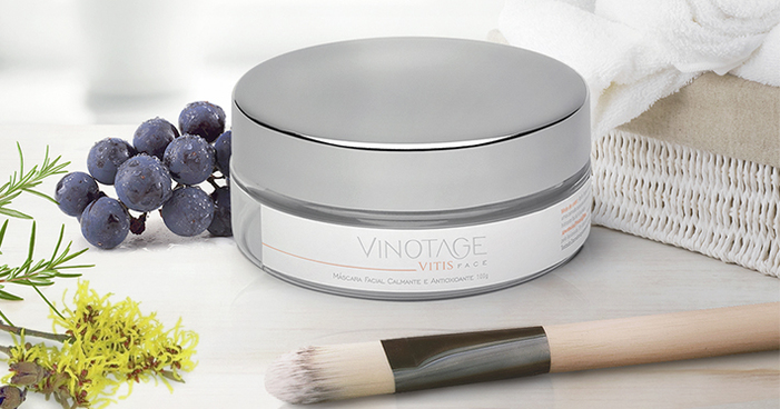 Vinotage apresenta nova máscara facial calmante e antioxidante