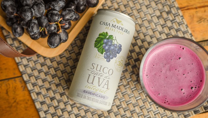 Casa Madeira lança suco de uva gaseificado em lata